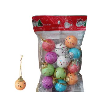 Adorno Bolas Navidad x12 - Imagen 1