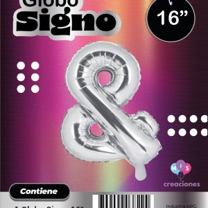 Globo Signo "&" x1 - Imagen 1