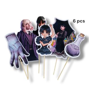 Topper Merlina x6pcs - Imagen 1