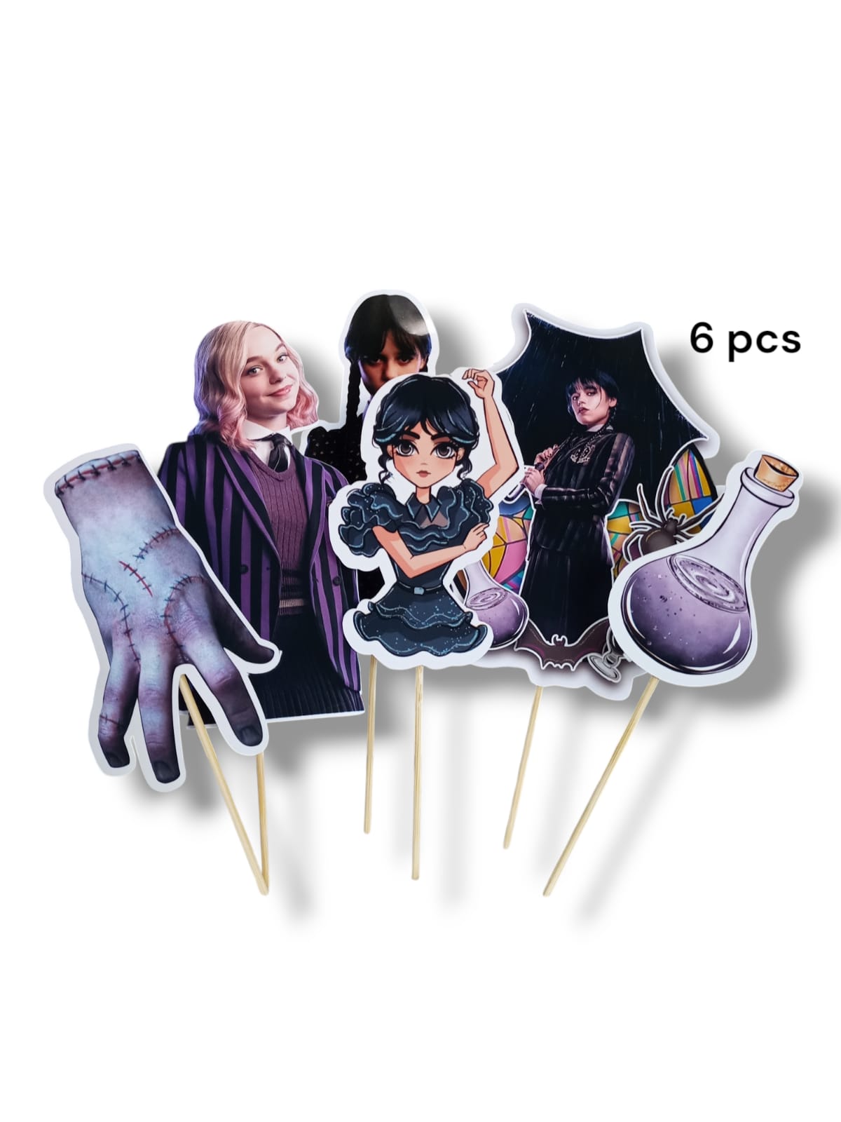 Topper Merlinna Topper Merlina x6pcs - El Cotillonero