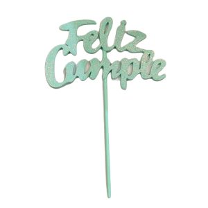 TOPPER ESTANDAR  FELIZ CUMPLE PASTEL PARA TORTA X1 - Imagen 6