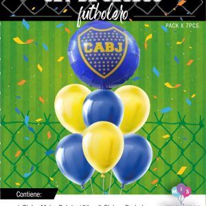 Set de globos De Boca 7pcs - Imagen 1