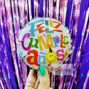 Globo De Feliz Cumple 5" (Varios Modelos) x 1 - Imagen 3