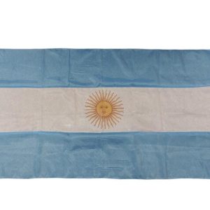 Bandera Argentina Tafeta Mediana x1 (45 cm x 70 cm) - Imagen 1