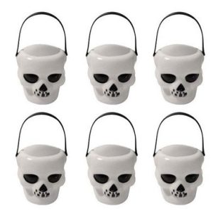 Calaveras Minis Blancas x6 - Imagen 1
