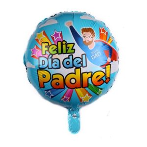 Globo Feliz día Papa "Superheroe" 18" x1 - Imagen 1