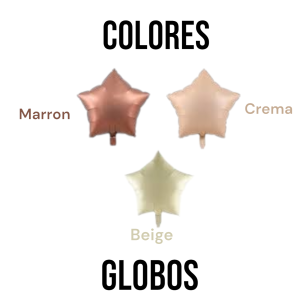 Globo Estrella Nude 18" x1 - Imagen 2