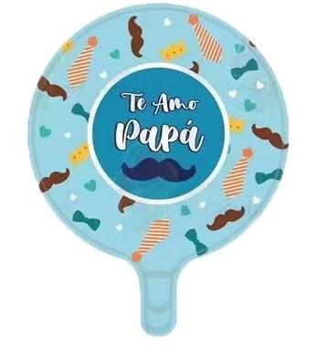 globo-feliz-dia-papa-celeste-bigote-corbata-corona
