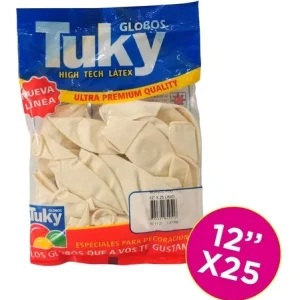 Globo perlado 12" TUKY x 25 - Imagen 1
