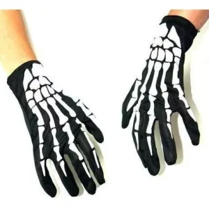 Guantes Huesos (Par) x1 - Imagen 1