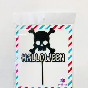 Topper Halloween calavera - Imagen 2