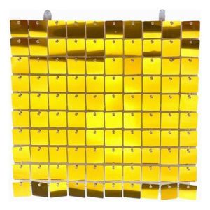 Panel Dorado Shimmer Wall Encastrable c/lentejuelas x1 - Imagen 1