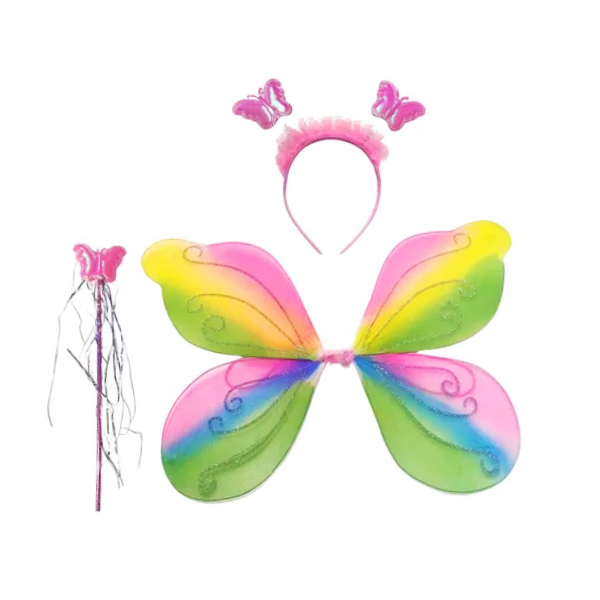 Set mariposa multicolor
