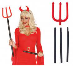 Tridente diablo armable 4pcs x1