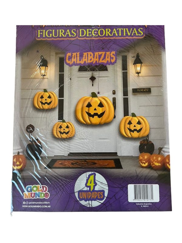 figura decorativa calabazas halloween