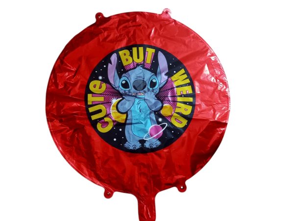 Stitch globo rojo cute but weird