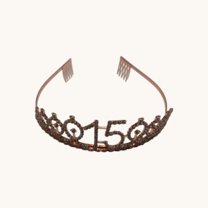 Tiara coronita 15 strass x1 - Imagen 4