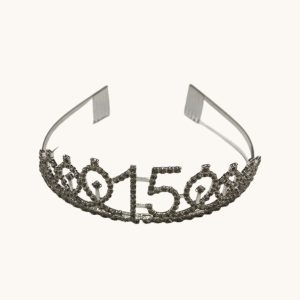 Tiara coronita 15 strass x1 - Imagen 3