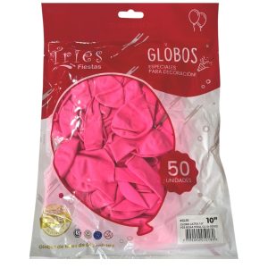 Globo liso x 50 10"- tries - Imagen 10
