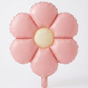 Globo Metalizado FLor Rosa 50cm X1