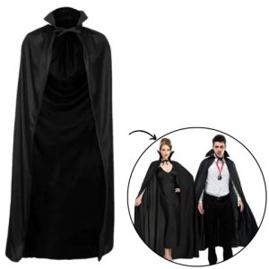 Capa larga dracula 130cm poliester x1 - Imagen 1