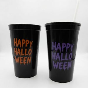 Vaso Plastico "happy Halloween" 500ml X1