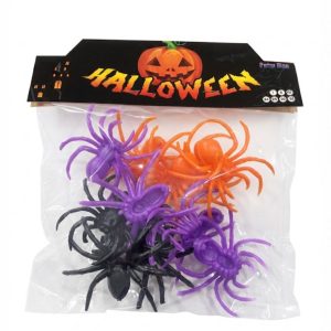Arañas Plastico Halloween X12