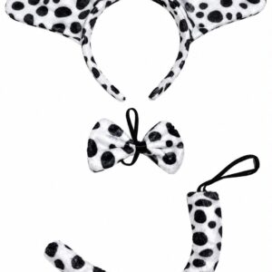 Set Dalmata Orejas, Moño y Cola X1